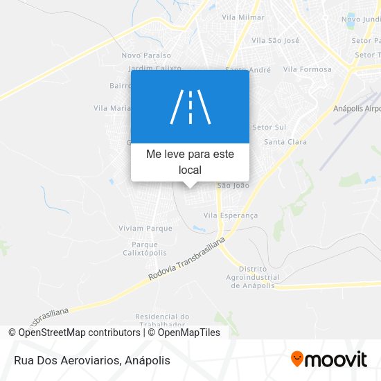 Rua Dos Aeroviarios mapa
