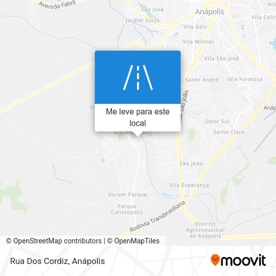 Rua Dos Cordiz mapa