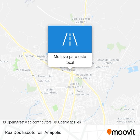 Rua Dos Escoteiros mapa