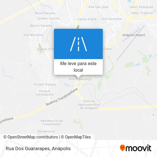 Rua Dos Guararapes mapa