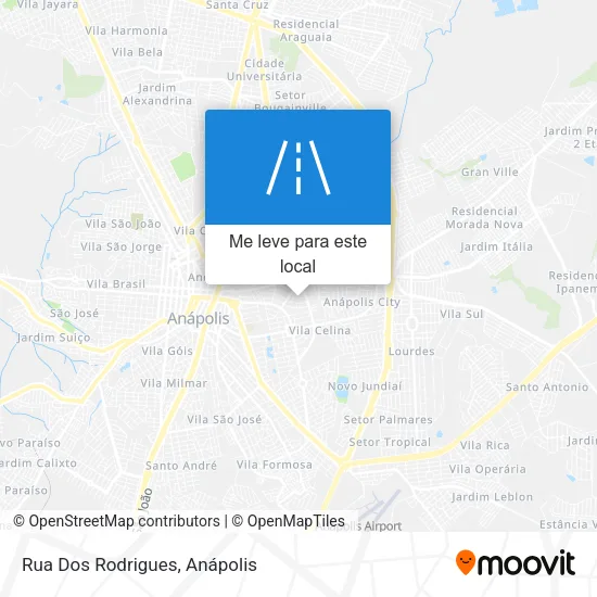 Rua Dos Rodrigues mapa