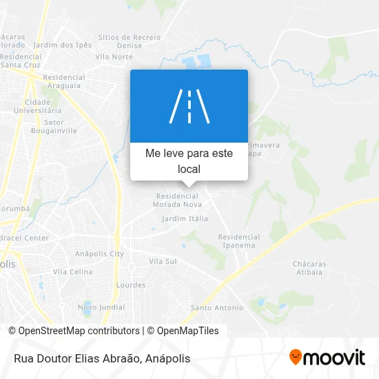Rua Doutor Elias Abraão mapa