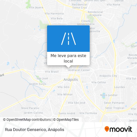 Rua Doutor Genserico mapa