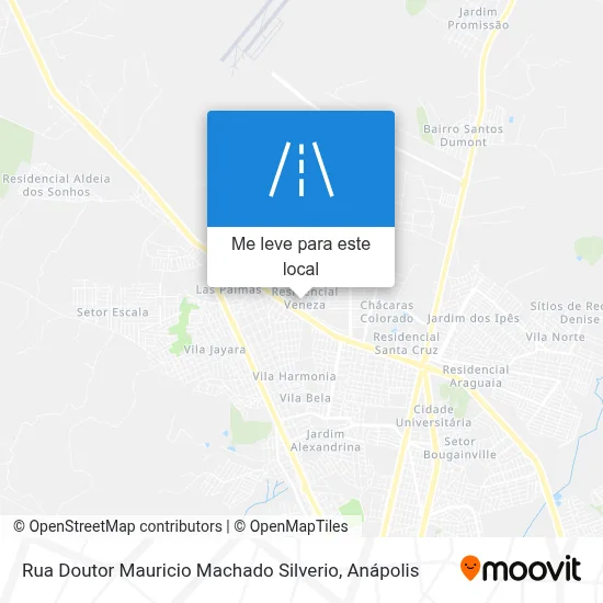 Rua Doutor Mauricio Machado Silverio mapa