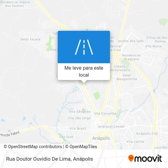 Rua Doutor Ouvidio De Lima mapa