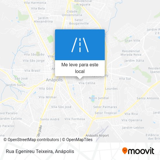 Rua Egenireu Teixeira mapa