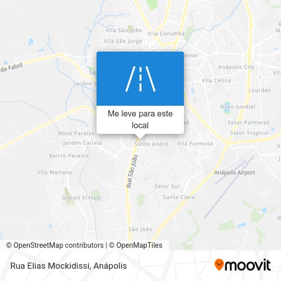Rua Elias Mockidissi mapa