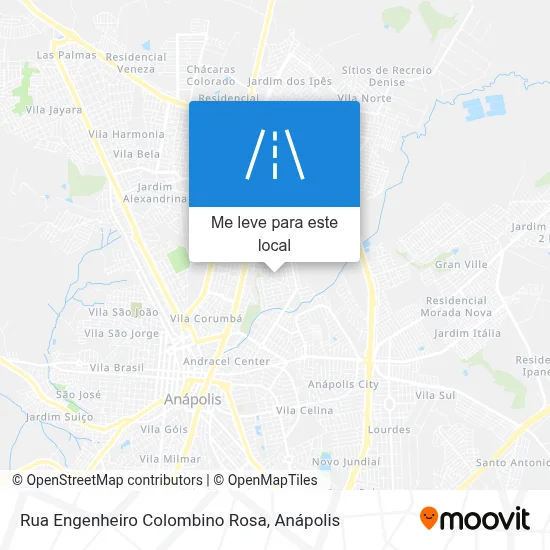 Rua Engenheiro Colombino Rosa mapa