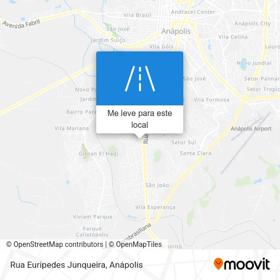 Rua Euripedes Junqueira mapa