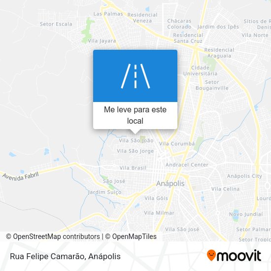 Rua Felipe Camarão mapa