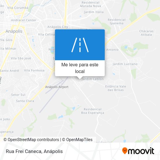 Rua Frei Caneca mapa