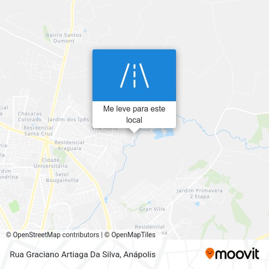 Rua Graciano Artiaga Da Silva mapa