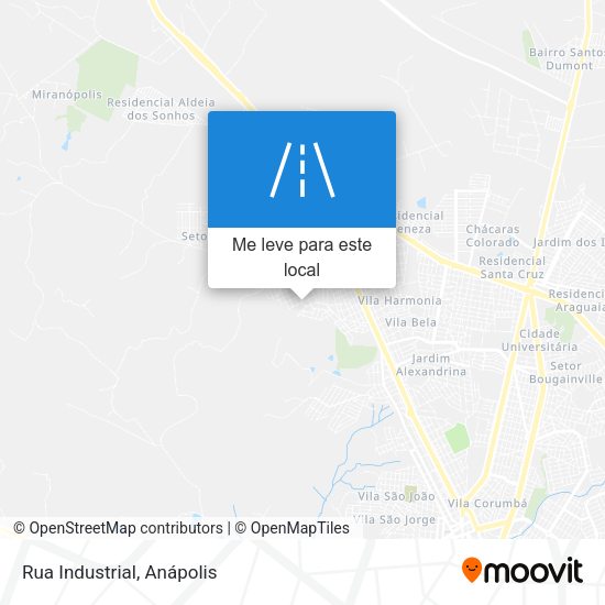 Rua Industrial mapa