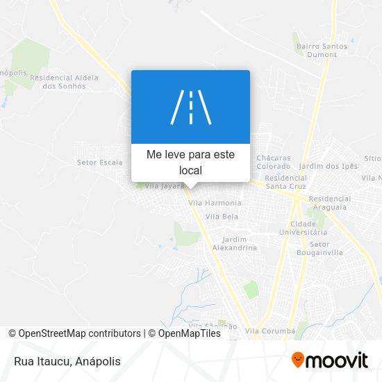 Rua Itaucu mapa