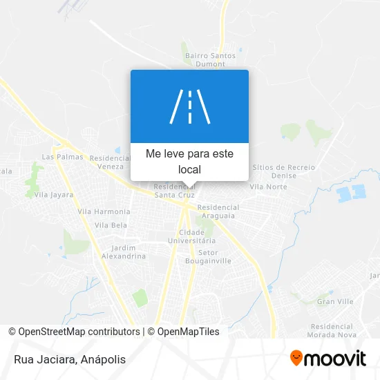 Rua Jaciara mapa