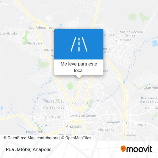 Rua Jatoba mapa