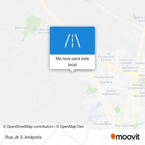 Rua Jk 3 mapa