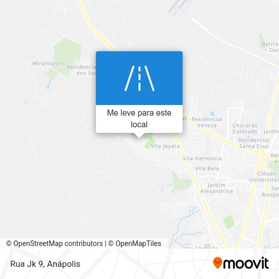 Rua Jk 9 mapa