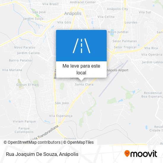 Rua Joaquim De Souza mapa