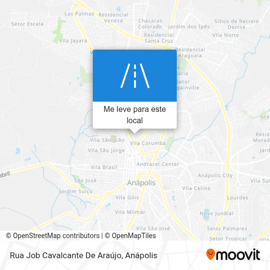 Rua Job Cavalcante De Araújo mapa