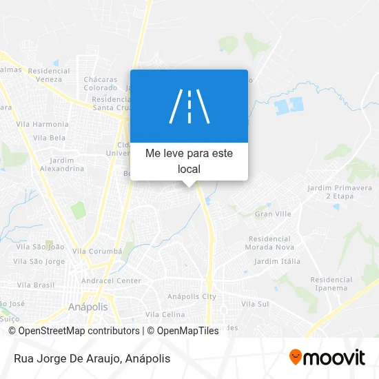 Rua Jorge De Araujo mapa
