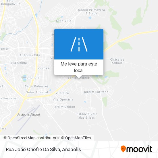 Rua João Onofre Da Silva mapa