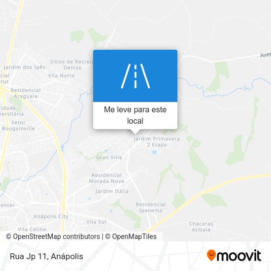 Rua Jp 11 mapa