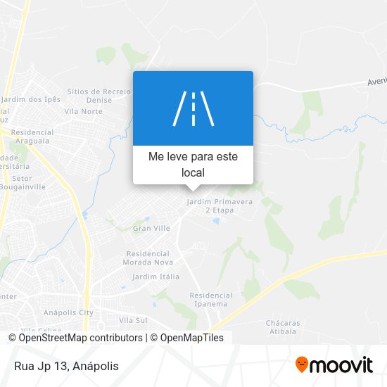 Rua Jp 13 mapa