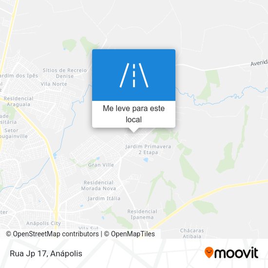 Rua Jp 17 mapa