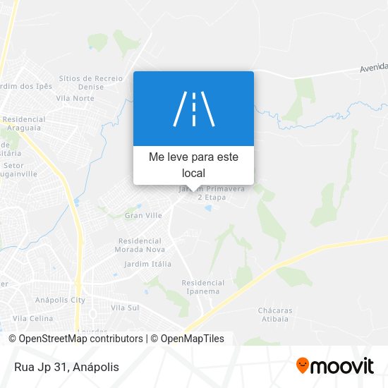 Rua Jp 31 mapa