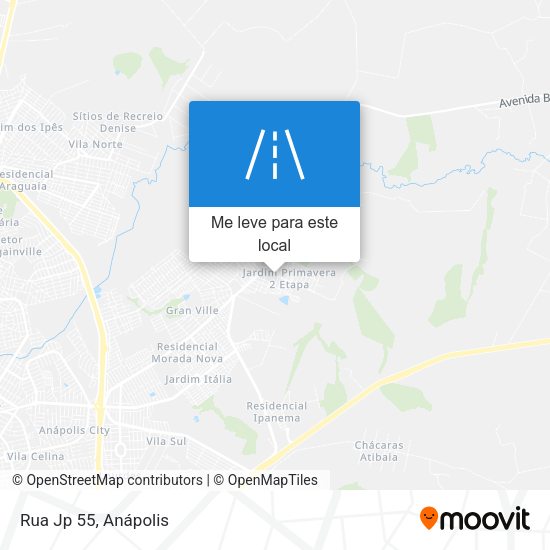 Rua Jp 55 mapa