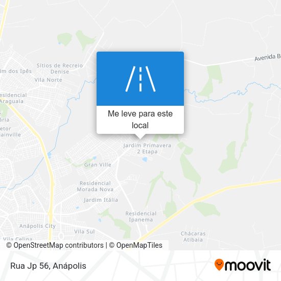 Rua Jp 56 mapa