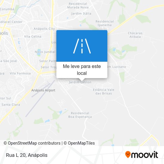 Rua L 20 mapa