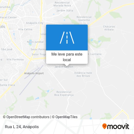 Rua L 24 mapa