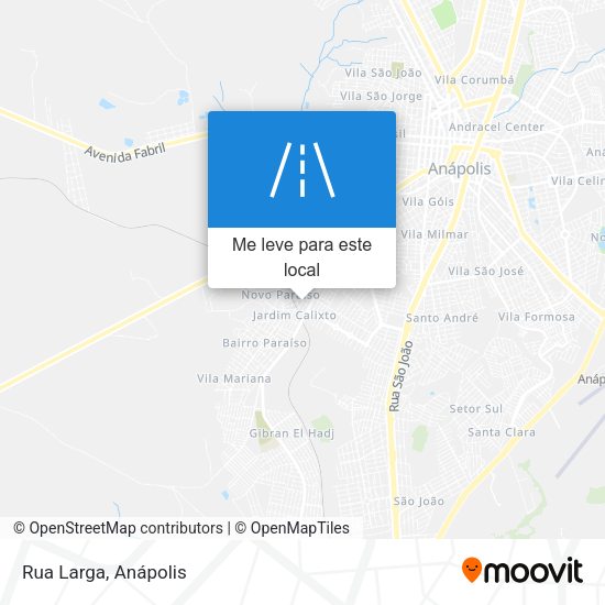 Rua Larga mapa