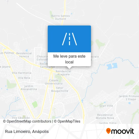 Rua Limoeiro mapa