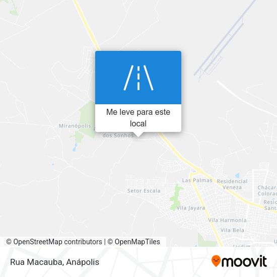 Rua Macauba mapa