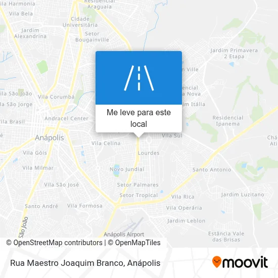Rua Maestro Joaquim Branco mapa