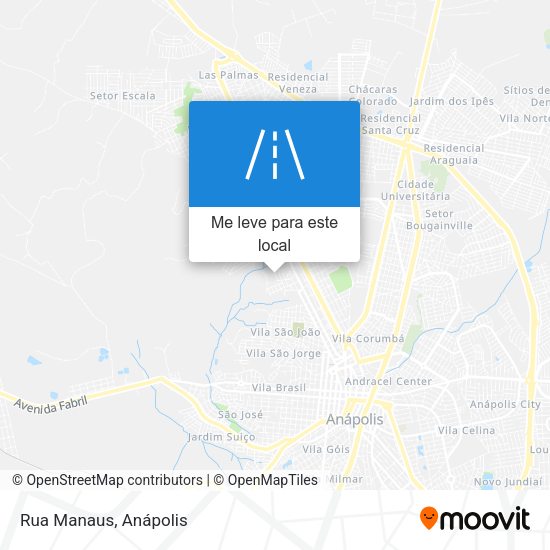 Rua Manaus mapa