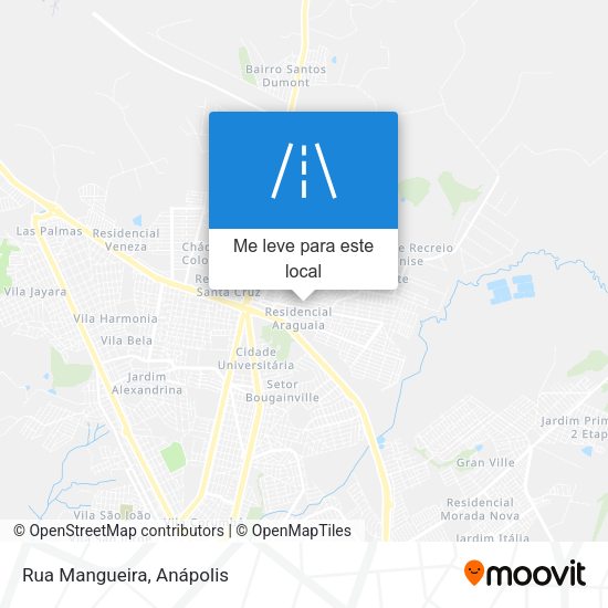 Rua Mangueira mapa