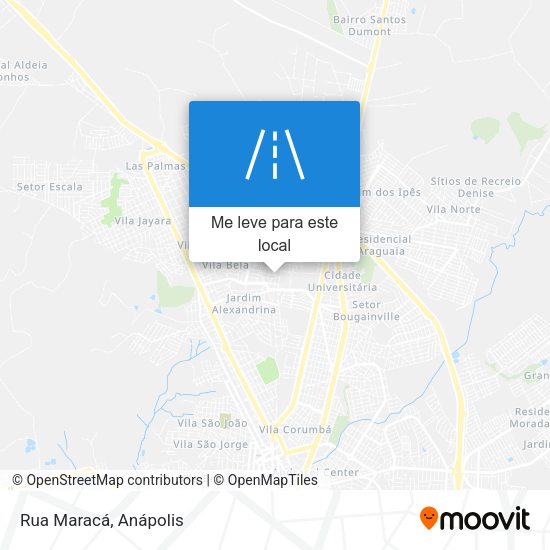 Rua Maracá mapa