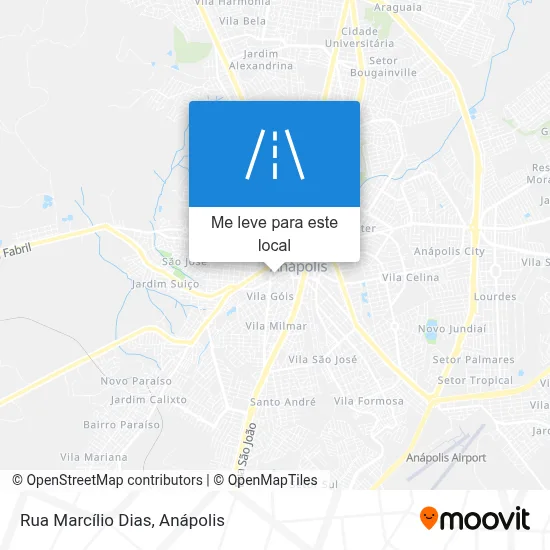 Rua Marcílio Dias mapa