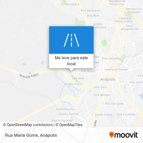 Rua Maria Gome mapa