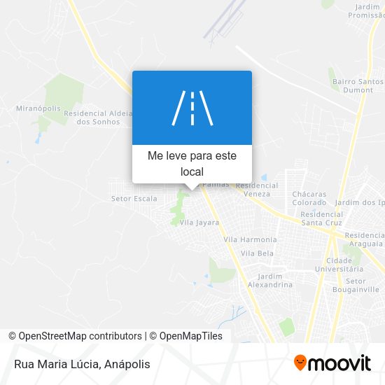 Rua Maria Lúcia mapa