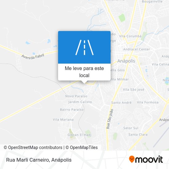 Rua Marli Carneiro mapa
