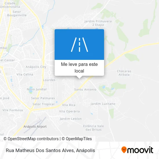 Rua Matheus Dos Santos Alves mapa