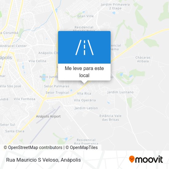 Rua Mauricio S Veloso mapa