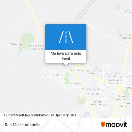 Rua Mizar mapa