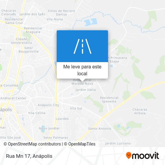 Rua Mn 17 mapa