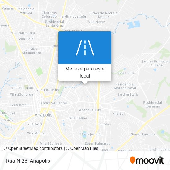 Rua N 23 mapa